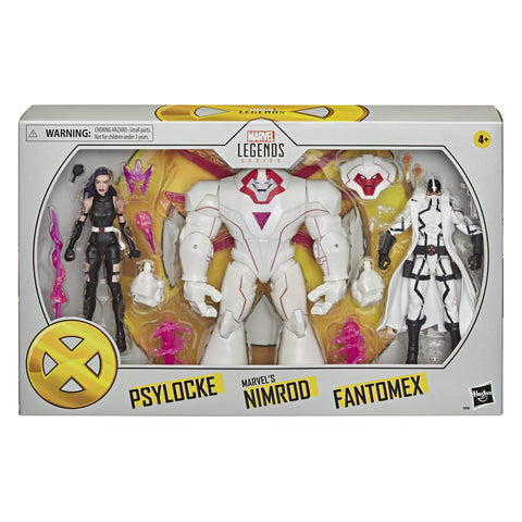 Marvel Hasbro Legends Series X-Men 6-inch Collectible Action Figures Psylocke, Nimrod, and Fantomex Toys Marvel Hasbro Legends Series X-Men 6-inch Collectible Action Figures Psylocke, Nimrod, and Fantomex Toys