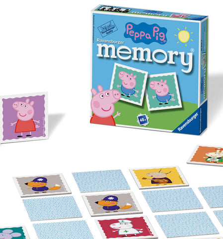 Ravensburger Peppa Pig Mini Memory Game - Matching Picture Snap Pairs Game For Kids Age 3 Years and Up Ravensburger Peppa Pig Mini Memory Game - Matching Picture Snap Pairs Game For Kids Age 3 Years and Up