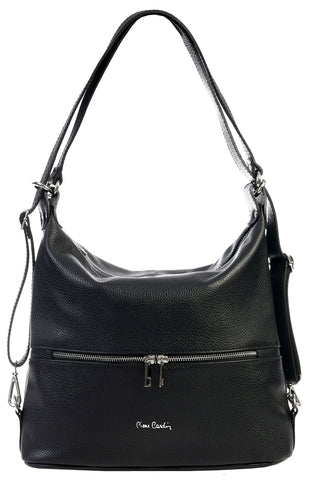 Pierre Cardin Women's Genuine Leather Large Shopper, Made in Italy, Shoulder Bag, Multifunctional, Elegant, Shoulder Bag, Multifunctional Women's Handbags, black Pierre Cardin Women's Genuine Leather Large Shopper, Made in Italy, Shoulder Bag, Multifunctional, Elegant, Shoulder Bag, Multifunctional Women's Handbags, black