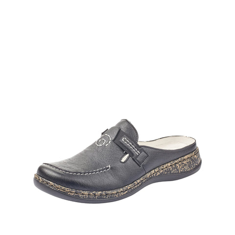 Rieker Women's 46393 Clogs, Black, 7.5 UK Rieker Women's 46393 Clogs, Black, 7.5 UK