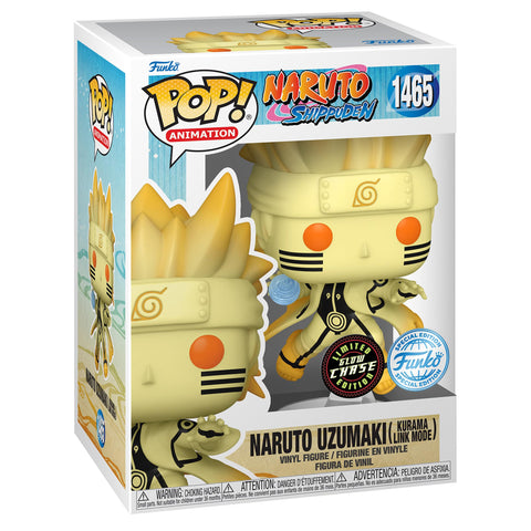 Funko Pop! Animation: Naruto Shippuden - Naruto Uzumaki in Kurama Link Mode with Rasengan Glow Chase Special Edition Multicolor Exclusive Vinyl Figure #1469 Funko Pop! Animation: Naruto Shippuden - Naruto Uzumaki in Kurama Link Mode with Rasengan Glow Chase Special Edition Multicolor Exclusive Vinyl Figure #1469