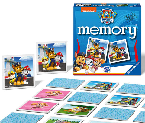 Ravensburger Paw Patrol Mini Memory Game - Matching Picture Snap Pairs Game for Kids Age 3 Years and Up Ravensburger Paw Patrol Mini Memory Game - Matching Picture Snap Pairs Game for Kids Age 3 Years and Up