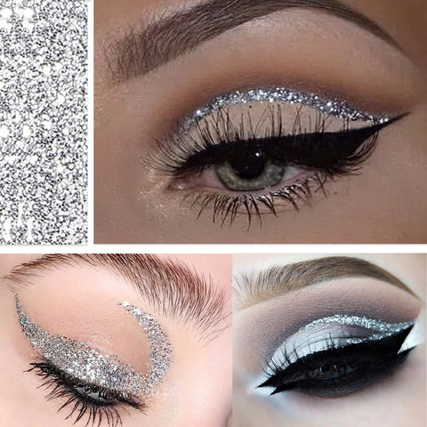 Rosarden Glitter Eyeliner Long Lasting Wear, Colored Eyeliners Makeup Pen, Metallic Liquid Eyeliner Waterproof Quick Dry Smooth No Fading Rainbow Eyeliner Eyeshadow Pencil, Women Sparkle Shimmer Color Eyeliner Rosarden Glitter Eyeliner Long Lasting Wear, Colored Eyeliners Makeup Pen, Metallic Liquid Eyeliner Waterproof Quick Dry Smooth No Fading Rainbow Eyeliner Eyeshadow Pencil, Women Sparkle Shimmer Color Eyeliner
