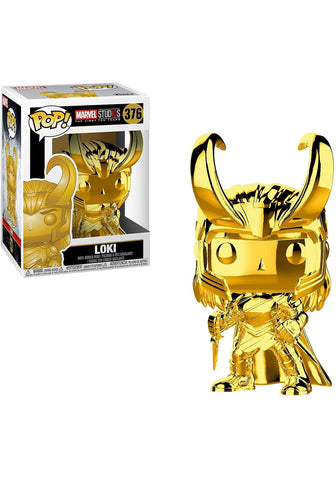 Funko Pop Marvel: Marvel Studios 10 - Loki (Gold Chrome) Collectible Figure, Multicolor Funko Pop Marvel: Marvel Studios 10 - Loki (Gold Chrome) Collectible Figure, Multicolor