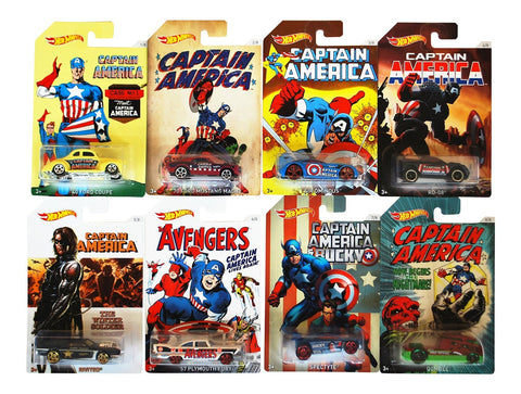 Hot Wheels, Captain America 75 Years Exclusive Die-Cast Car Hot Wheels, Captain America 75 Years Exclusive Die-Cast Car