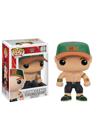 Funko POP WWE: John Cena Action Figure, Green/Orange Funko POP WWE: John Cena Action Figure, Green/Orange