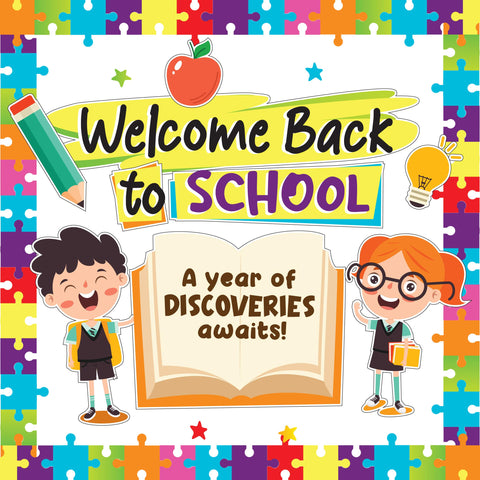 Decorably 68 Pcs Back to School Bulletin Board Set with Accompanying Borders - Welcome Bulletin Board Set, Back to School Bulletin Board Decorations Set, Welcome Bulletin Board Decorations Decorably 68 Pcs Back to School Bulletin Board Set with Accompanying Borders - Welcome Bulletin Board Set, Back to School Bulletin Board Decorations Set, Welcome Bulletin Board Decorations