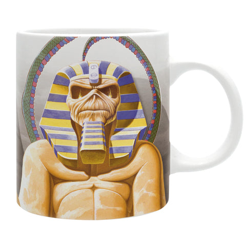 ABYSTYLE GB EYE Music Iron Maiden Powerslave 320ml Ceramic Mug, White, GBYMUG069 ABYSTYLE GB EYE Music Iron Maiden Powerslave 320ml Ceramic Mug, White, GBYMUG069