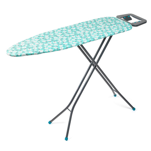 Beldray LA023995POP Folding Ironing Board - Collapsible Ironing Table, 7 Variable Heights, Lightweight and Compact, Suitable for Left & Right-Handed Use, Adjustable Iron Rest, 110 x 33 cm, Poppy Print Beldray LA023995POP Folding Ironing Board - Collapsible Ironing Table, 7 Variable Heights, Lightweight and Compact, Suitable for Left & Right-Handed Use, Adjustable Iron Rest, 110 x 33 cm, Poppy Print