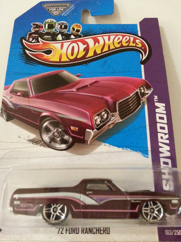 Hot Wheels HW Showroom 72 Ford Ranchero Dark Maroon #163/250 Hot Wheels HW Showroom 72 Ford Ranchero Dark Maroon #163/250