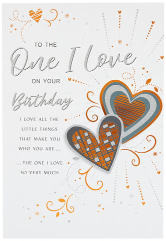 Piccadilly Greetings Regal Publishing C80751 Modern Birthday Card One I Love ,Grey- 9 x 6 inches Piccadilly Greetings Regal Publishing C80751 Modern Birthday Card One I Love ,Grey- 9 x 6 inches