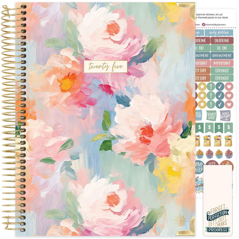 bloom daily planners HARDCOVER 2025 (8.5" x 11") Calendar Year Day Planner (January 2025 - December 2025) - Passion/Goal Organizer - Monthly & Weekly Inspirational Agenda Book - Painted Peonies bloom daily planners HARDCOVER 2025 (8.5" x 11") Calendar Year Day Planner (January 2025 - December 2025) - Passion/Goal Organizer - Monthly & Weekly Inspirational Agenda Book - Painted Peonies