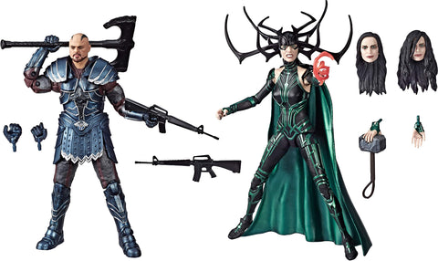 Marvel Legends Series Thor: Ragnarok 6"-Scale Movie-Inspired Skurge Hela Collectible Action Figure 2 Pack Marvel Legends Series Thor: Ragnarok 6"-Scale Movie-Inspired Skurge Hela Collectible Action Figure 2 Pack