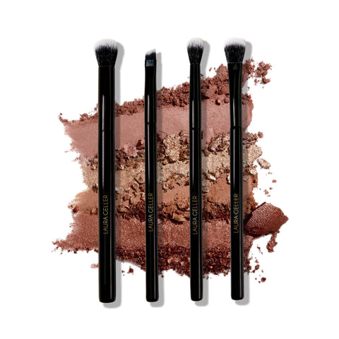 LAURA GELLER Shadow Skills 4pc Eyeshadow Professional Vegan Makeup Brush Set | Apply Eyeshadow & More LAURA GELLER Shadow Skills 4pc Eyeshadow Professional Vegan Makeup Brush Set | Apply Eyeshadow & More