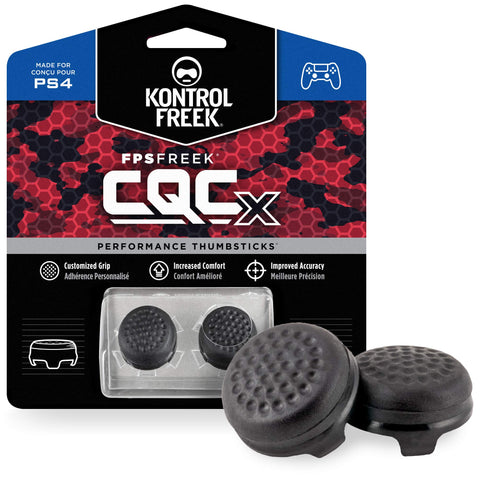 KontrolFreek CQCX para PlayStation 4 (PS4) y PlayStation 5 (PS5) | Performance Thumbsticks | Negro. KontrolFreek CQCX para PlayStation 4 (PS4) y PlayStation 5 (PS5) | Performance Thumbsticks | Negro.