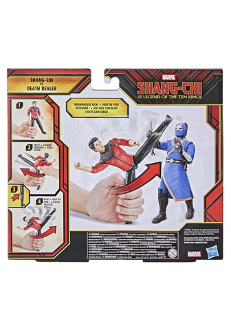 Marvel Hasbro Shang-Chi and The Legend of The Ten Rings Action Figure Toys, Shang-Chi vs. Death Dealer 6-inch Battle Pack, Kids Ages 4 and Up Marvel Hasbro Shang-Chi and The Legend of The Ten Rings Action Figure Toys, Shang-Chi vs. Death Dealer 6-inch Battle Pack, Kids Ages 4 and Up