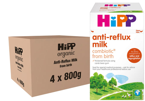 HiPP Anti Reflux Baby Milk Powder Formula, Food for Special Medical Purposes, From birth 800g (Pack of 4) HiPP Anti Reflux Baby Milk Powder Formula, Food for Special Medical Purposes, From birth 800g (Pack of 4)