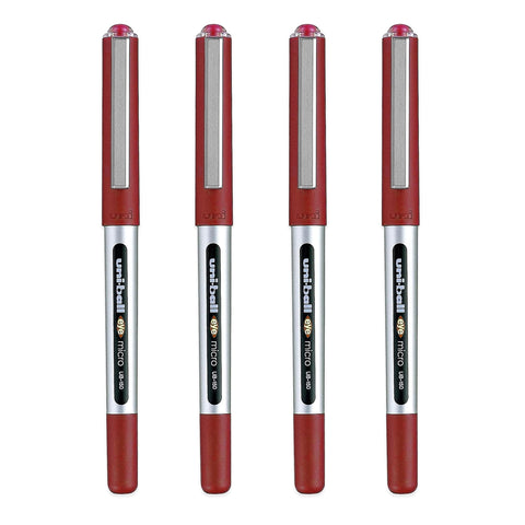 uni-ball Eye Micro UB-150 Gel Ink Pen - 0.5 mm - Red Ink (4) uni-ball Eye Micro UB-150 Gel Ink Pen - 0.5 mm - Red Ink (4)
