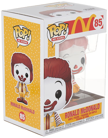 Funko Pop! Ad Icons: McDonald's - Ronald McDonald, Multicolor Funko Pop! Ad Icons: McDonald's - Ronald McDonald, Multicolor