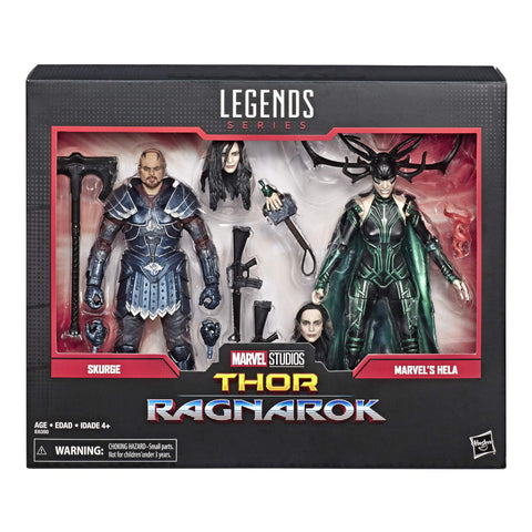 Marvel Legends Series Thor: Ragnarok 6"-Scale Movie-Inspired Skurge Hela Collectible Action Figure 2 Pack Marvel Legends Series Thor: Ragnarok 6"-Scale Movie-Inspired Skurge Hela Collectible Action Figure 2 Pack