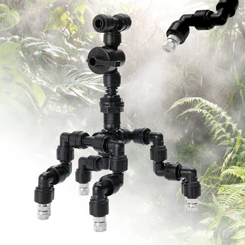 4 Pcs Reptile Mister Nozzle Terrarium Reptile Fogger with Valve, Adjustable Terrarium Misting Accessories Cooling Misting System for Reptiles Rainforest 4 Pcs Reptile Mister Nozzle Terrarium Reptile Fogger with Valve, Adjustable Terrarium Misting Accessories Cooling Misting System for Reptiles Rainforest
