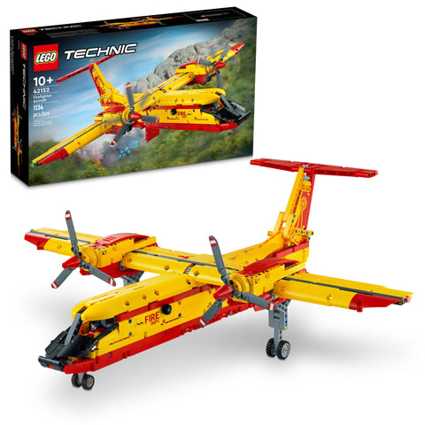 LEGO Technic Firefighter Aircraft Building Toy, Model Airplane Set 42152, with Authentic Fire Rescue Details, Engineering Fire Plane Fun for Boys, Girls, and Kids Ages 10+ Years Old, Airplane Gift LEGO Technic Firefighter Aircraft Building Toy, Model Airplane Set 42152, with Authentic Fire Rescue Details, Engineering Fire Plane Fun for Boys, Girls, and Kids Ages 10+ Years Old, Airplane Gift