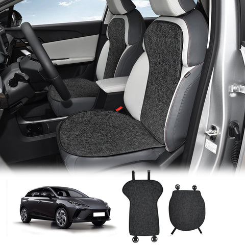 KUNGKIC For MG4 EV MG ZS HS MG6 Mulan 2021-2024 Mesh Car Front Seat Cover + Back Seat Cushion Backrest Cushion Cover Breathable Cooling Protective Covers Interior Accessories (Front Seat 4 Pieces) KUNGKIC For MG4 EV MG ZS HS MG6 Mulan 2021-2024 Mesh Car Front Seat Cover + Back Seat Cushion Backrest Cushion Cover Breathable Cooling Protective Covers Interior Accessories (Front Seat 4 Pieces)