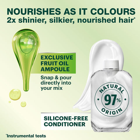 Garnier Nutrisse Permanent Hair Dye, Natural-looking, hair colour result, For All Hair Types, 5.3 Golden Brown