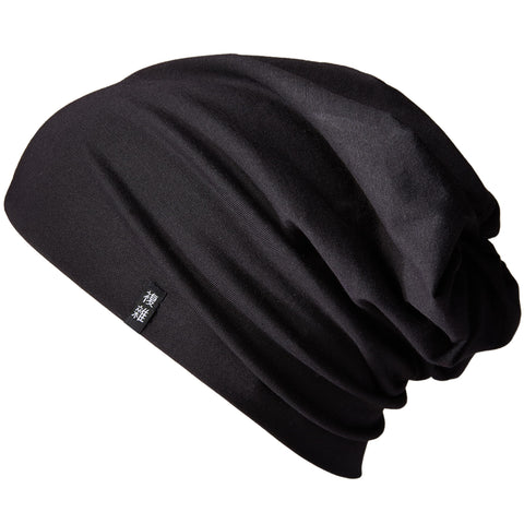 Enter the Complex® Light Jersey Beanie Hat, Women and Men, Cotton Slouch Beanie, Elastic, Black, S/M Enter the Complex® Light Jersey Beanie Hat, Women and Men, Cotton Slouch Beanie, Elastic, Black, S/M