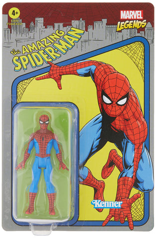 Marvel Hasbro Legends Series 3.75-inch Retro 375 Collection Spider-Man Action Figure Toy Marvel Hasbro Legends Series 3.75-inch Retro 375 Collection Spider-Man Action Figure Toy