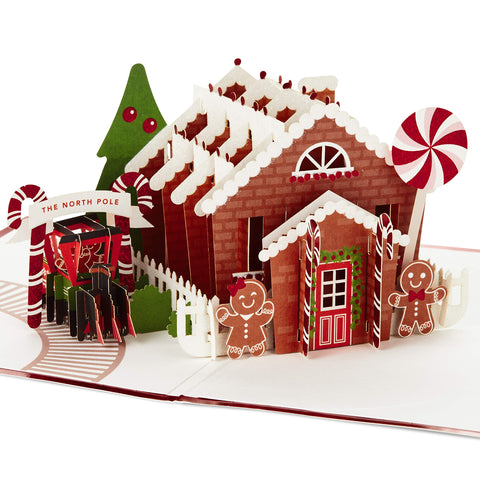 Hallmark Signature Paper Wonder Pop Up Christmas Card (Gingerbread) Hallmark Signature Paper Wonder Pop Up Christmas Card (Gingerbread)