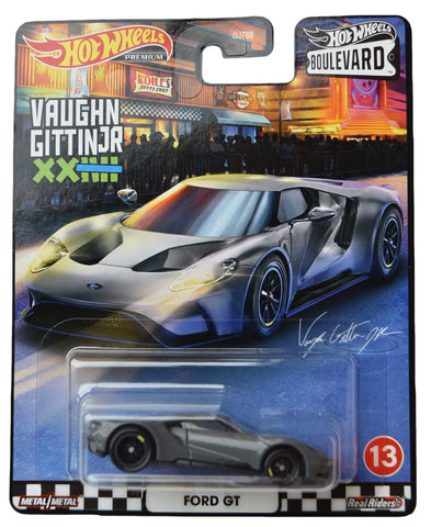 Mattel Hot Wheels Boulevard Ford GT, Gray Mattel Hot Wheels Boulevard Ford GT, Gray
