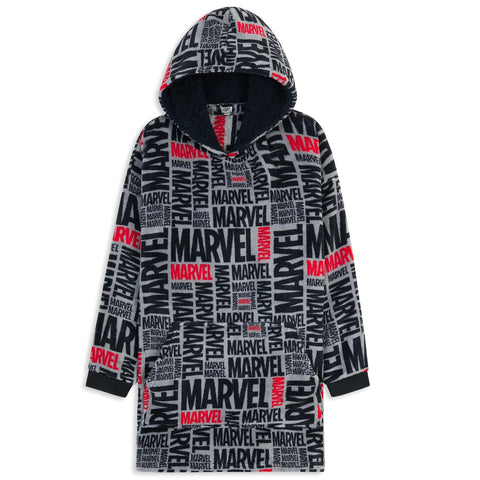 Marvel Gifts for Adults & Teens, Soft & Comfortable Blanket Hoodie for Men and Women, Trendy Wearable Blanket for Avengers Fans, Gray/Black Marvel Gifts for Adults & Teens, Soft & Comfortable Blanket Hoodie for Men and Women, Trendy Wearable Blanket for Avengers Fans, Gray/Black