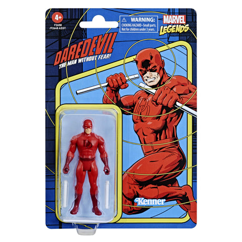 Marvel Hasbro Legends 3.75-inch Scale Retro 375 Collection Daredevil Action Figure Toy Marvel Hasbro Legends 3.75-inch Scale Retro 375 Collection Daredevil Action Figure Toy