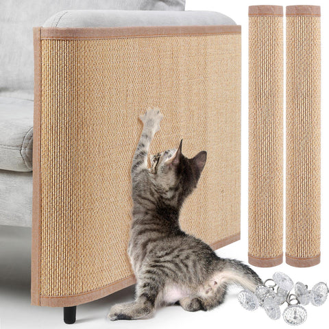 2 Pcs Cat Scratch Furniture Protector Cat Scratch Mat Sofa Protector Couch Protector for Cats Pet Scratching Pads for Couch, Sofa, Chair, Easy Installation (15.7 x 23.6 inch) 2 Pcs Cat Scratch Furniture Protector Cat Scratch Mat Sofa Protector Couch Protector for Cats Pet Scratching Pads for Couch, Sofa, Chair, Easy Installation (15.7 x 23.6 inch)