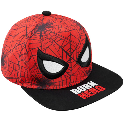 Marvel Spiderman Boys Baseball Cap with Adjustable Strap, Lightweight Snapback Sun Hat for Kids & Teens - Boys Gifts Red/Black Marvel Spiderman Boys Baseball Cap with Adjustable Strap, Lightweight Snapback Sun Hat for Kids & Teens - Boys Gifts Red/Black