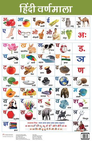 CHART HINDI VARNMALA, NO AUTHOR CHART HINDI VARNMALA, NO AUTHOR