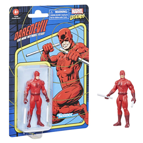 Marvel Hasbro Legends 3.75-inch Scale Retro 375 Collection Daredevil Action Figure Toy Marvel Hasbro Legends 3.75-inch Scale Retro 375 Collection Daredevil Action Figure Toy