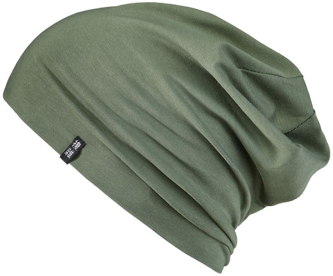 Enter the Complex® Light Jersey Beanie Hat, Women and Men, Cotton Slouch Beanie, Elastic, Olive, S/M Enter the Complex® Light Jersey Beanie Hat, Women and Men, Cotton Slouch Beanie, Elastic, Olive, S/M