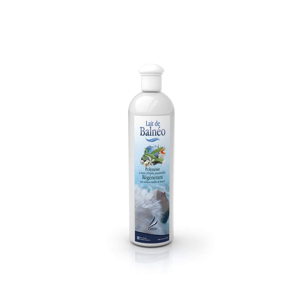 Camylle - Whirlpool Bath Milk PolynÃƒÆ’Ã†â€™Ãƒâ€šÃ‚Â©sie - Emulsion of Essential Oils for Hydrotherapy Baths, Bubble Baths and Foot Spas - Regeneratingwith Vanilla and Fruit Aromas - 250ml