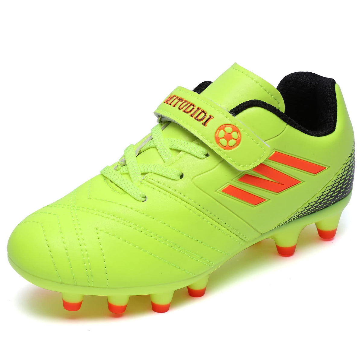 Boys Football Boots Kids Football Boots Girls Football Boots Kids Astro Turf Football Boots Football Boots for Kids Boys Fashion Athletic Trainers Green 11