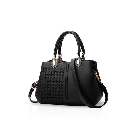 NICOLE&DORIS Women Lady Handbags Shoulder Bag Crossbody Bag Tote Satchel Purse PU Leather Black NICOLE&DORIS Women Lady Handbags Shoulder Bag Crossbody Bag Tote Satchel Purse PU Leather Black