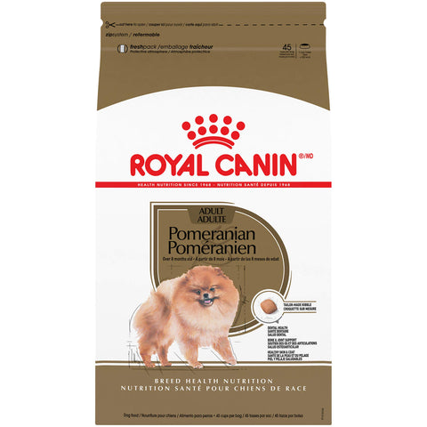 Royal Canin Breed Health Nutrition Pomeranian Dry Dog Food, 2.5 lb Bag