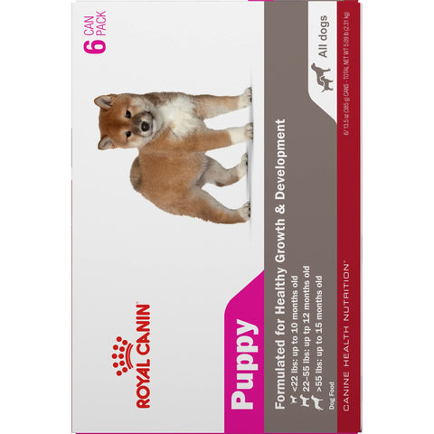 Royal Canin Canine Health Nutrition Puppy Canned Dog Food, 13.5 oz can (6-pack)
