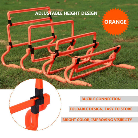 RiToEasysports 5Pcs Football Training Hurdle,Adjustable Speed Hurdles Speed Agility Training Hurdles for Soccer, Football or Plyometric Training Speed Training Equipment Football Football RiToEasysports 5Pcs Football Training Hurdle,Adjustable Speed Hurdles Speed Agility Training Hurdles for Soccer, Football or Plyometric Training Speed Training Equipment Football Football