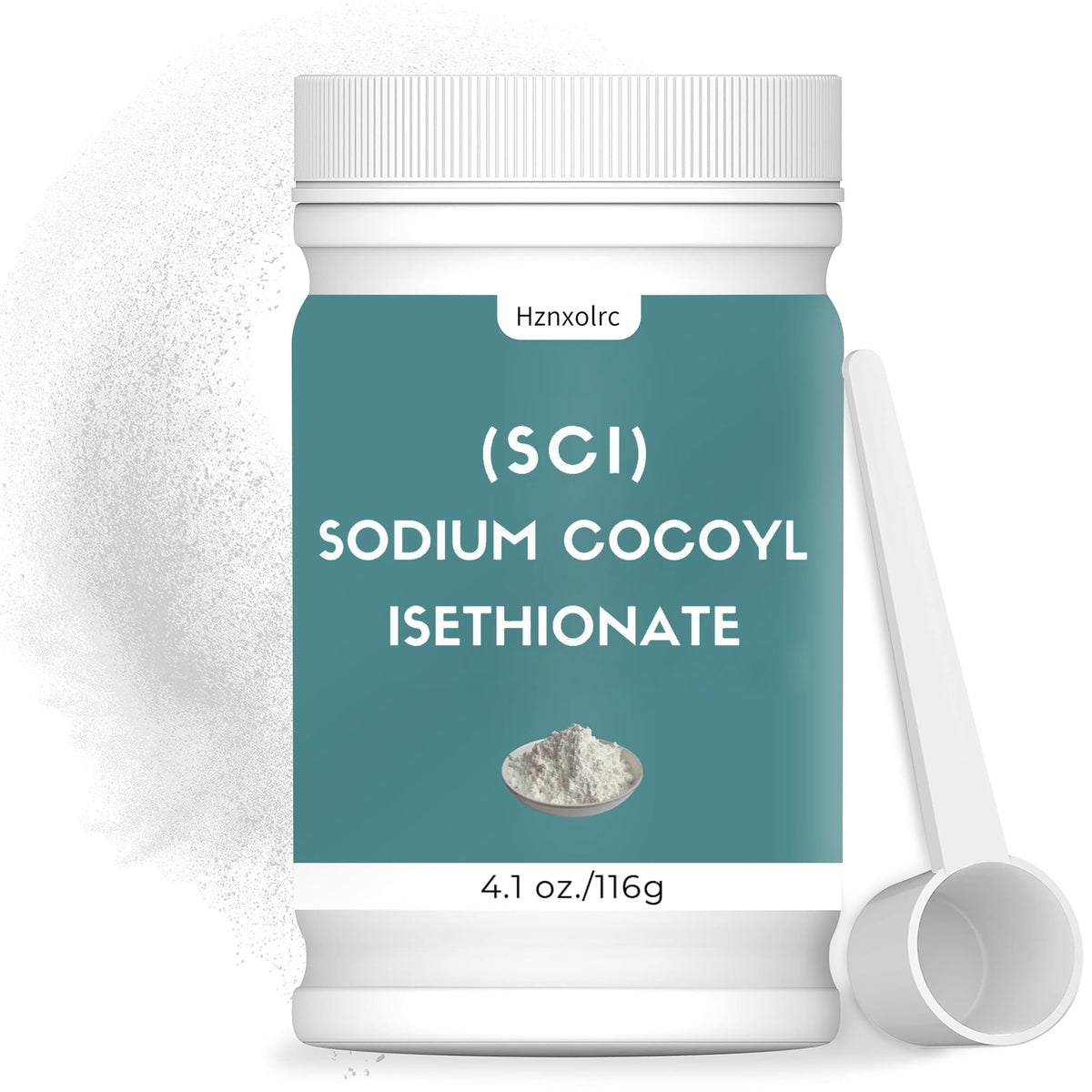 4.1 oz Sodium Cocoyl Isethionate, Premium Sodium Cocoyl Isethionate (SCI) Powder, Amazing Bubbles, Gentle on Skin, Biodegradable, Suitable for Making Bath Bombs, Bath Truffles and More