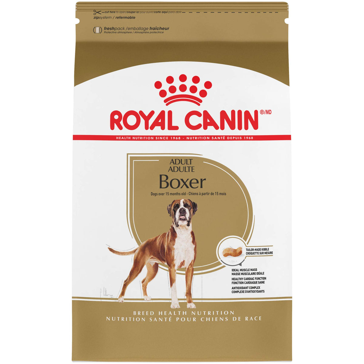 Royal Canin Boxer Adult Dry Dog Food, 17 lb bag