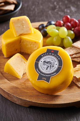 Snowdonia Cheese Company Indulgent Cheese Hamper | Gift Basket | 6 Award Winning Cheeses, Chutney, Spelt & Natural Yoghurt Crackers | Delivered Chilled