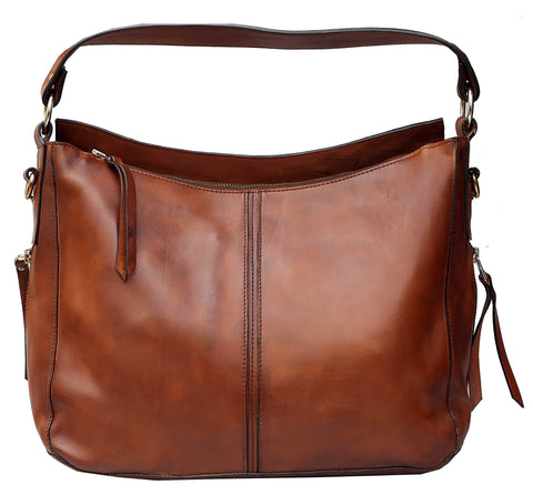 Superior Leather - Genuine Leather Hobo bags for women - Fashionable leather handbags for Work Business School College Travel (Brown) Superior Leather - Genuine Leather Hobo bags for women - Fashionable leather handbags for Work Business School College Travel (Brown)
