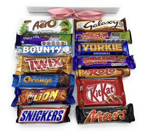 The Ultimate Chocolate Box - The Perfect Treat For Any Occasion (Classic 14 Choc Box, Pink)
